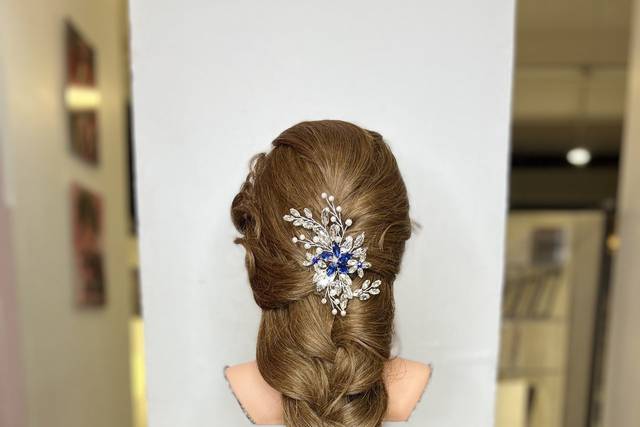 Elegant bridal braid