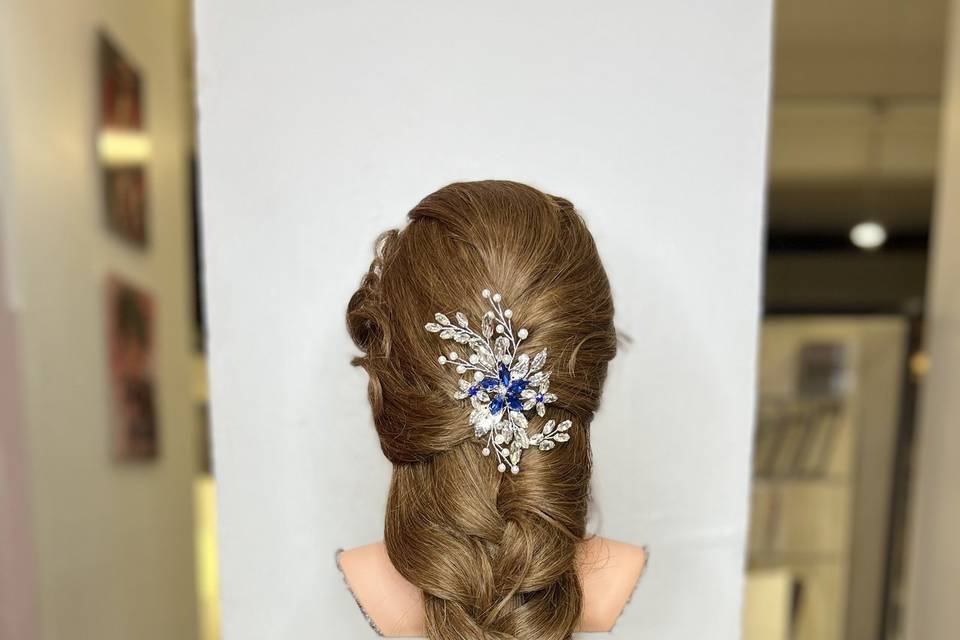 Elegant bridal braid