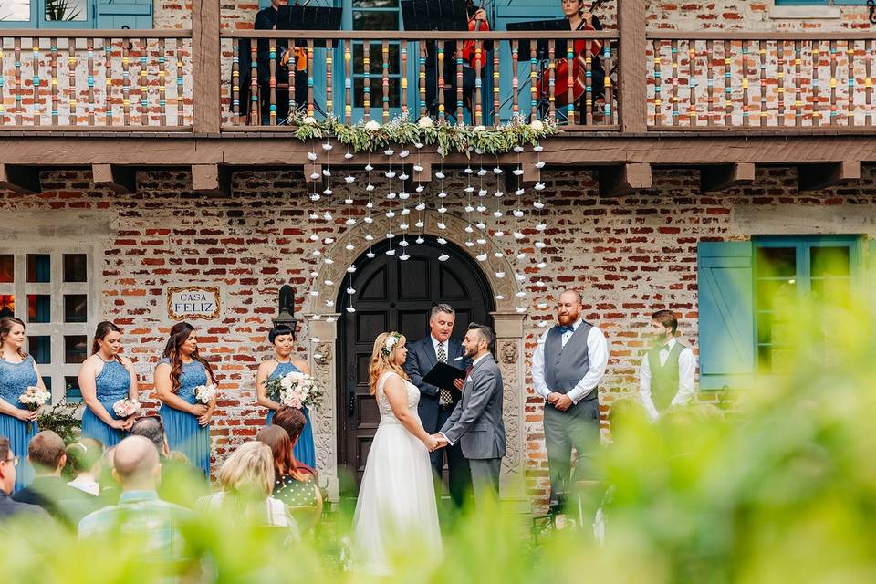 Indoor ceremony