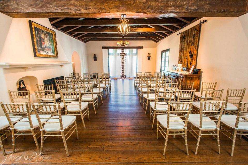 Indoor ceremony