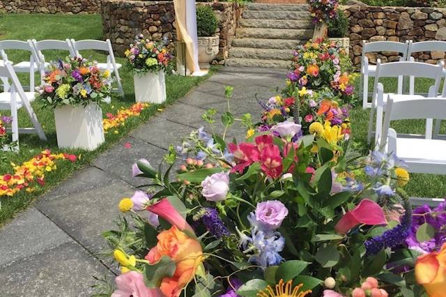 Aisle decorations