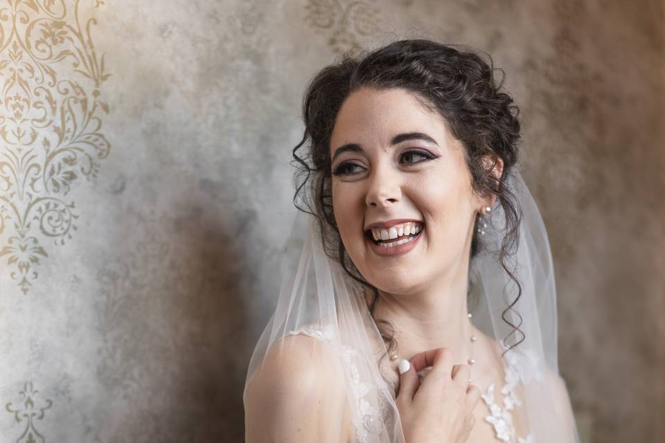 Blushing bride