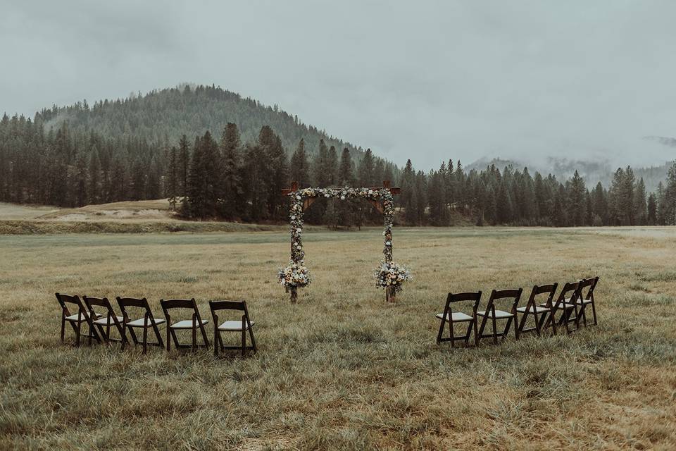 Ceremony in Field