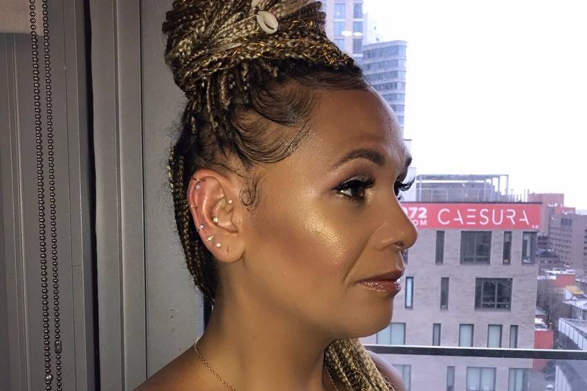 Shimmering highlight