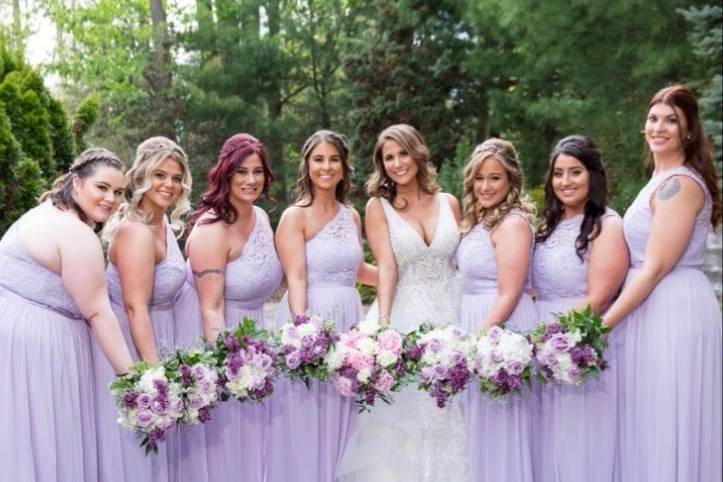 The bridal party