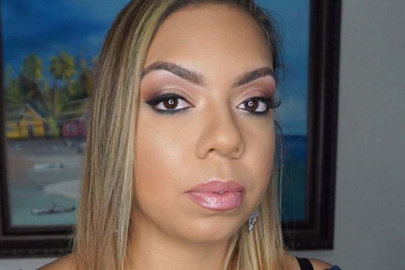 Bridesmaid makeup