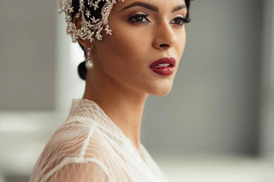 Vintage bridal look