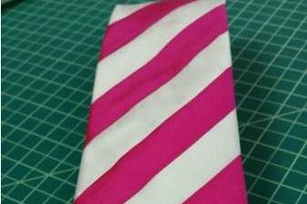 Striped tie