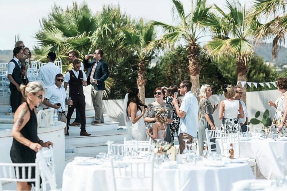 Real wedding at the villa