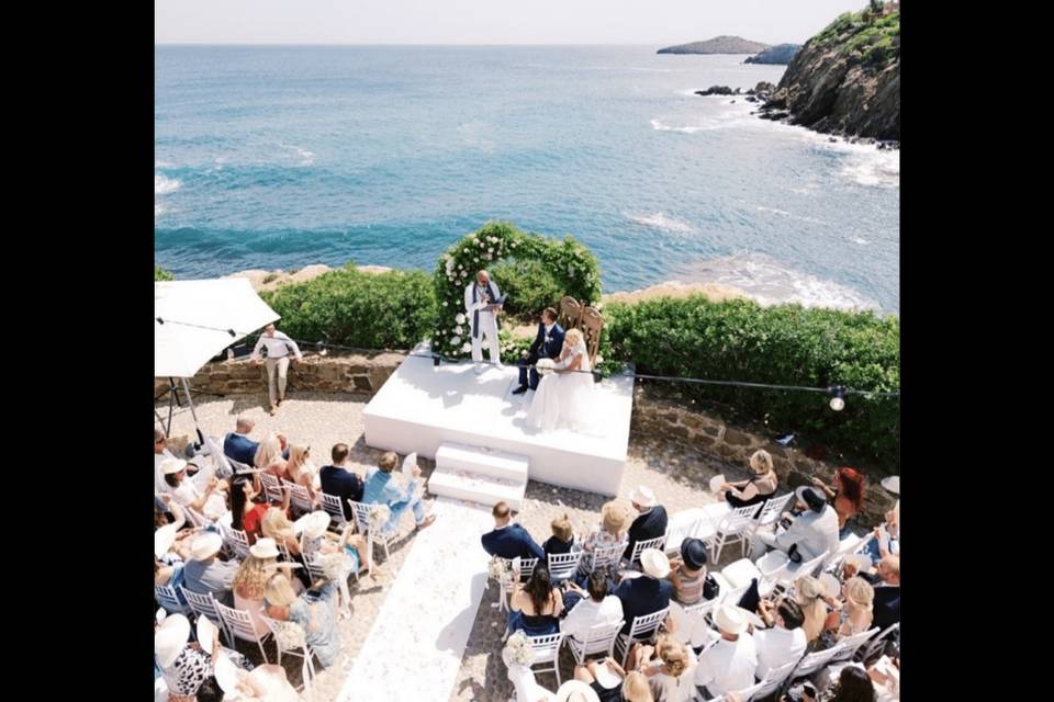 Real wedding at the villa