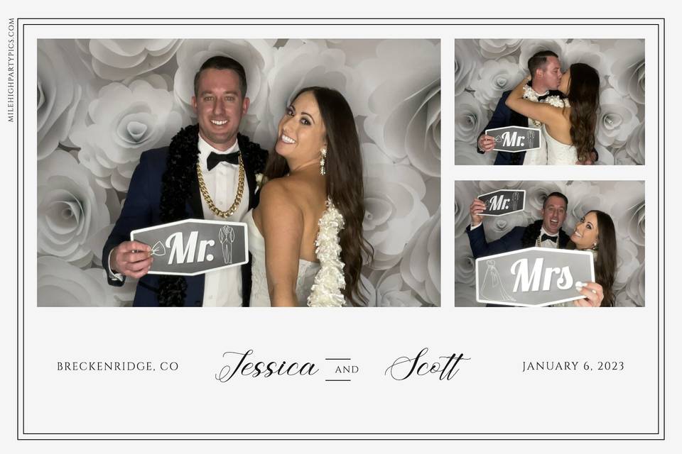 Photo Booth Save The Date Cards by Jessica Williams