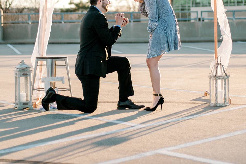 A picture-perfect proposal (Emma Farr Photography)
