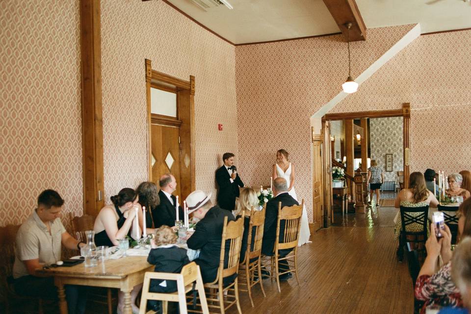 Wedding Reception on Film