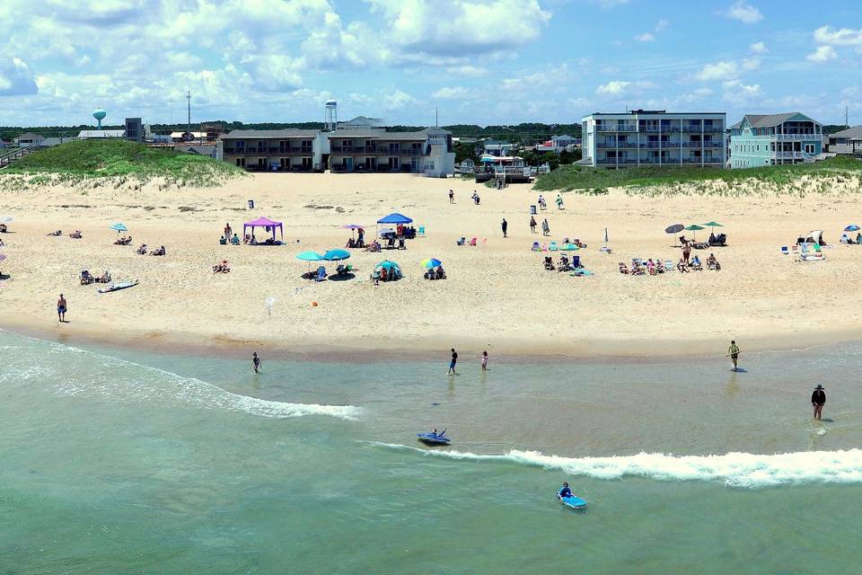 Aerial of Oceanfront