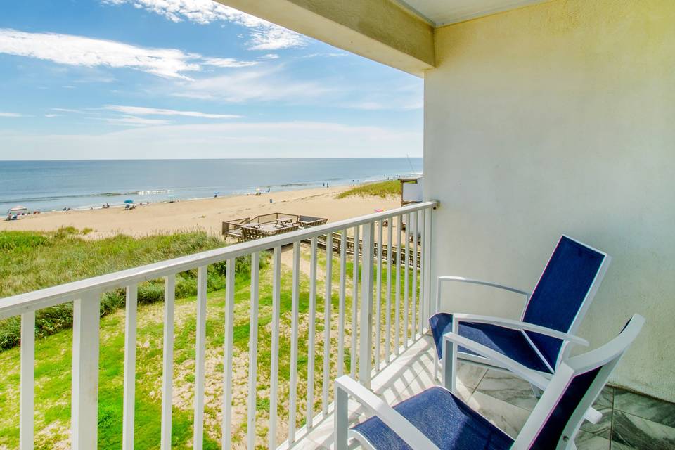 Oceanfront room view