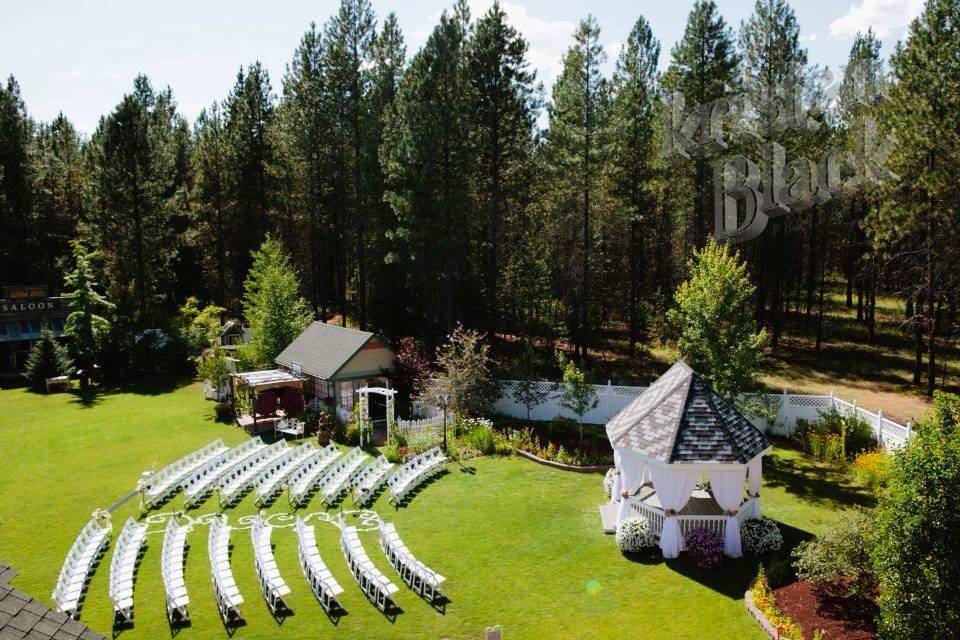 Wedding ceremony area