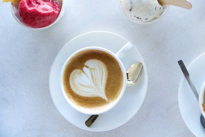 Coffee and gelato