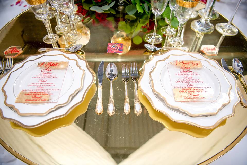 Sweetheart Table Details
