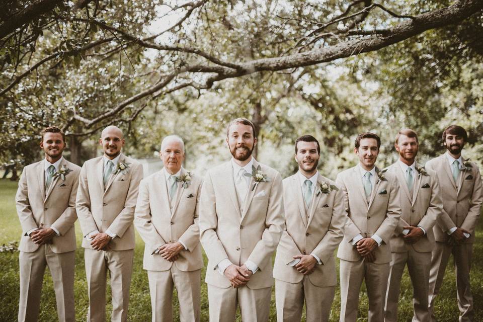 The groomsmen