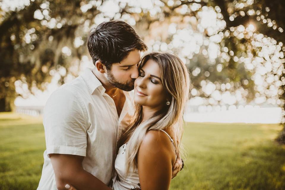 Beautiful engagement portrait