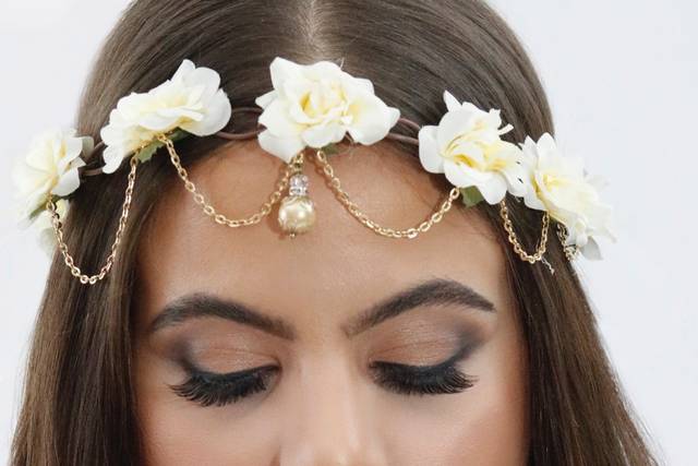 Vintage bridal look