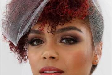 Smokey sultry bridal look