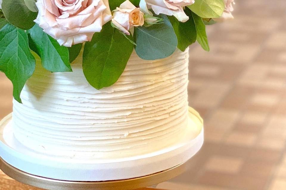 Buttercream with Fresh Florals