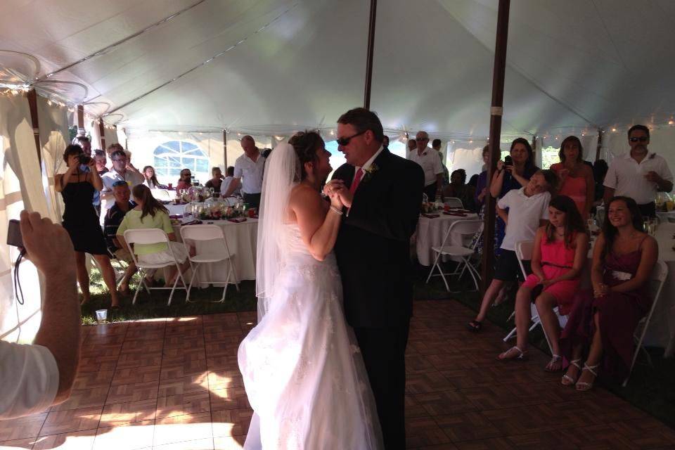 Couple dancing