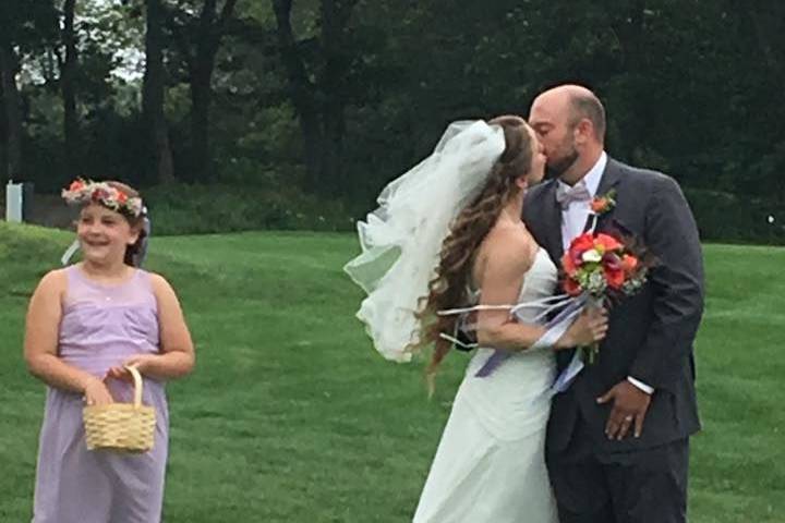 Couple kissing