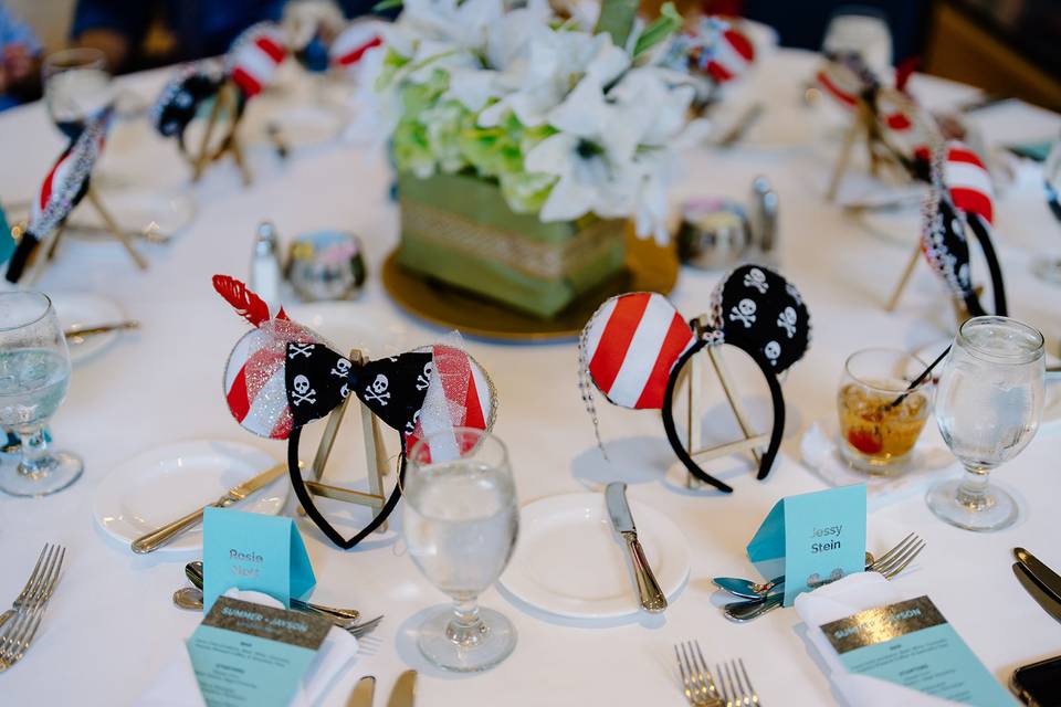 Disney’s Pirate themed table
