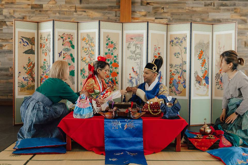 Paebaek Korean Ceremony