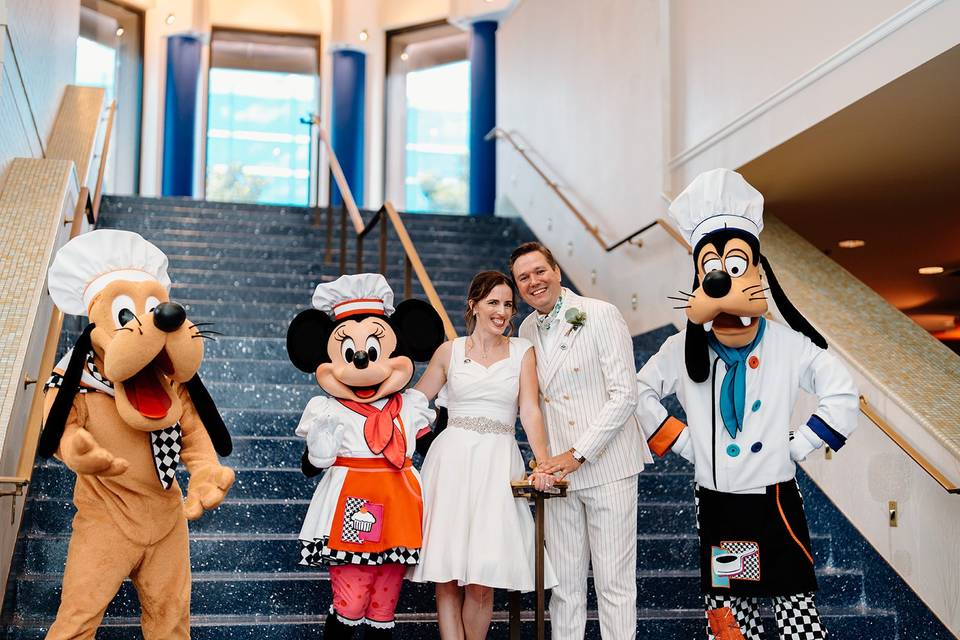 Surprise! Love Disney weddings