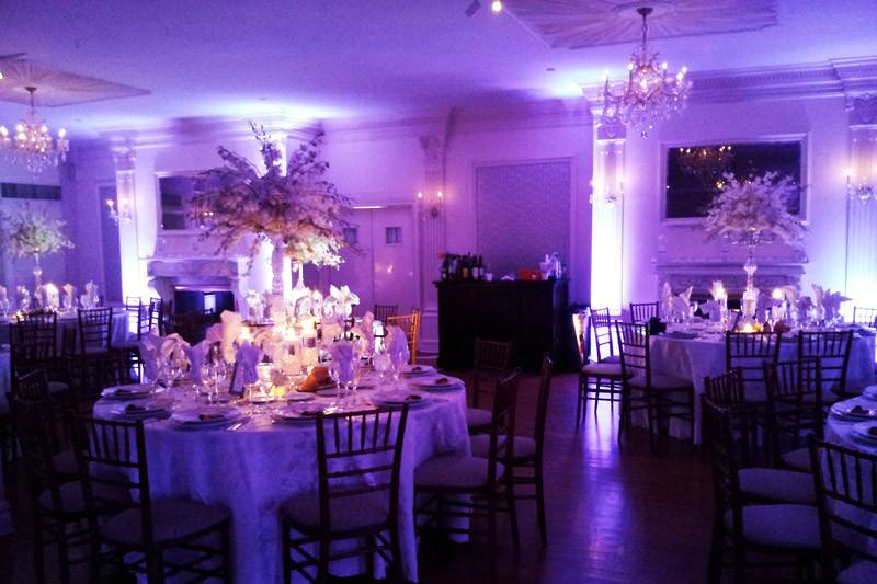 Wedding Uplighting & Centerpiece Lighting