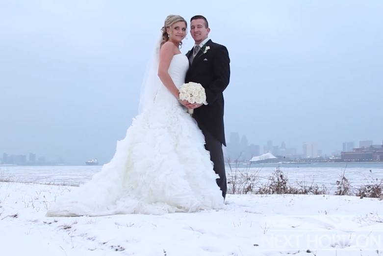 Married in the snow