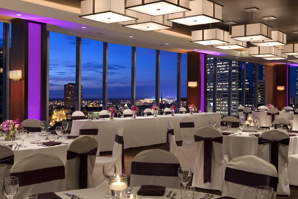 Marquis Ballroom with floor to ceiling windows