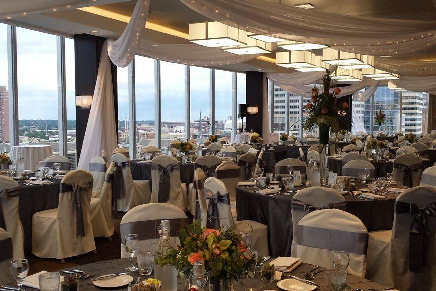 Marquis Ballroom with floor to ceiling windows