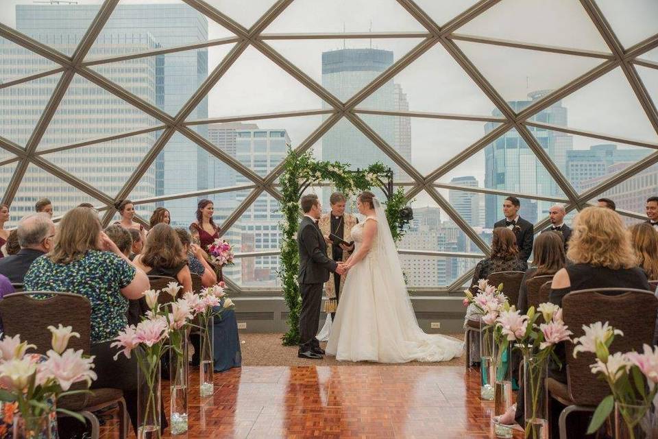 Stunning ceremony space