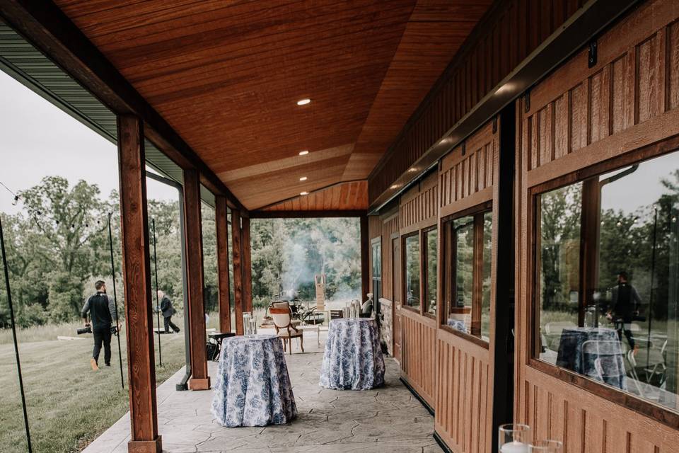 Covered patio
