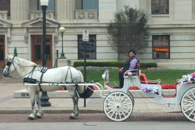 Vis-a-vis carriage