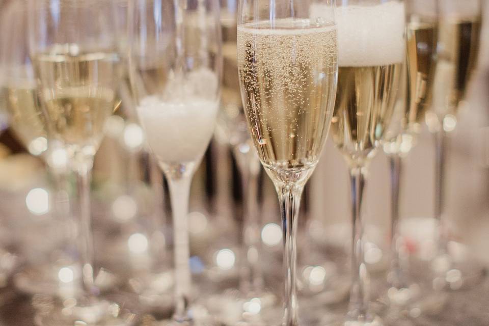 Champagne for the guests