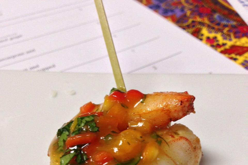 Shrimp on a stick