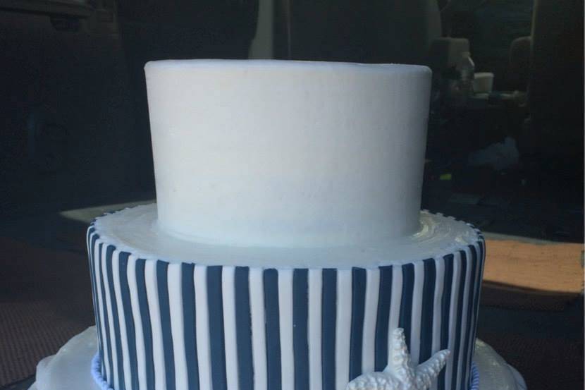 Two Tier Wedding Cake