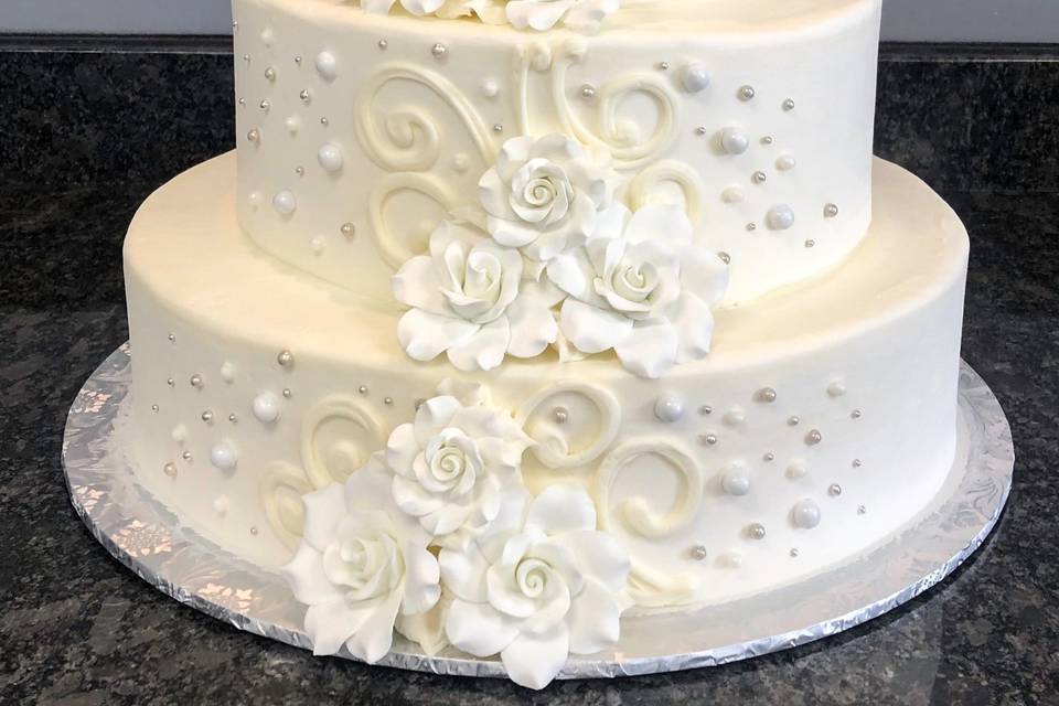 White Wedding Cake