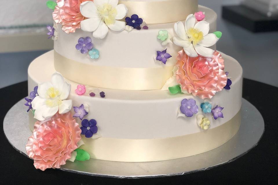 Spring Wedding Cake