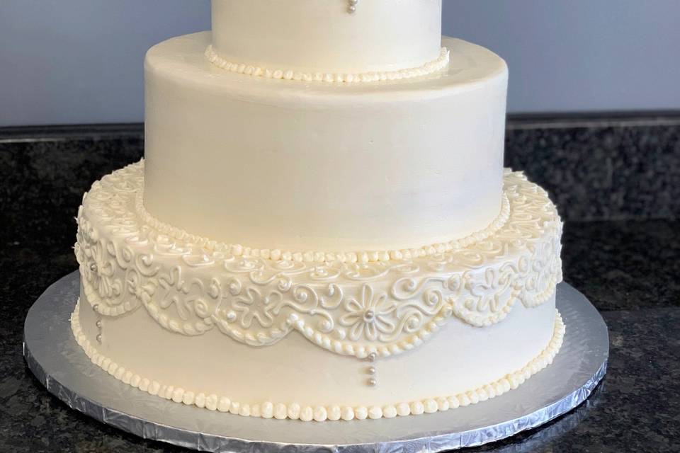 White Wedding Cake