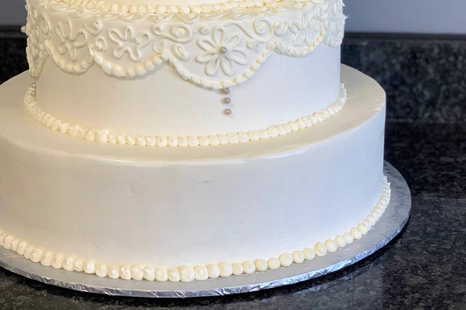 White Wedding Cake