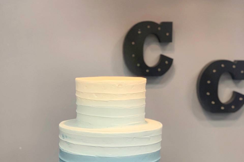 Maroon Wedding Cake