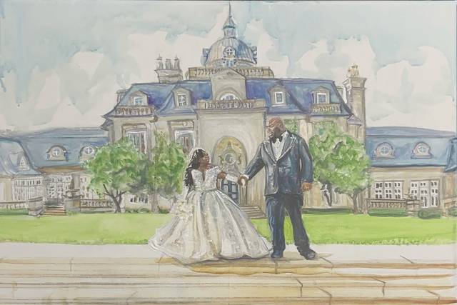 Nahpandco: Live Wedding Painting