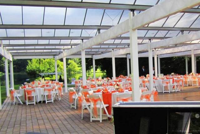 Wedding reception area