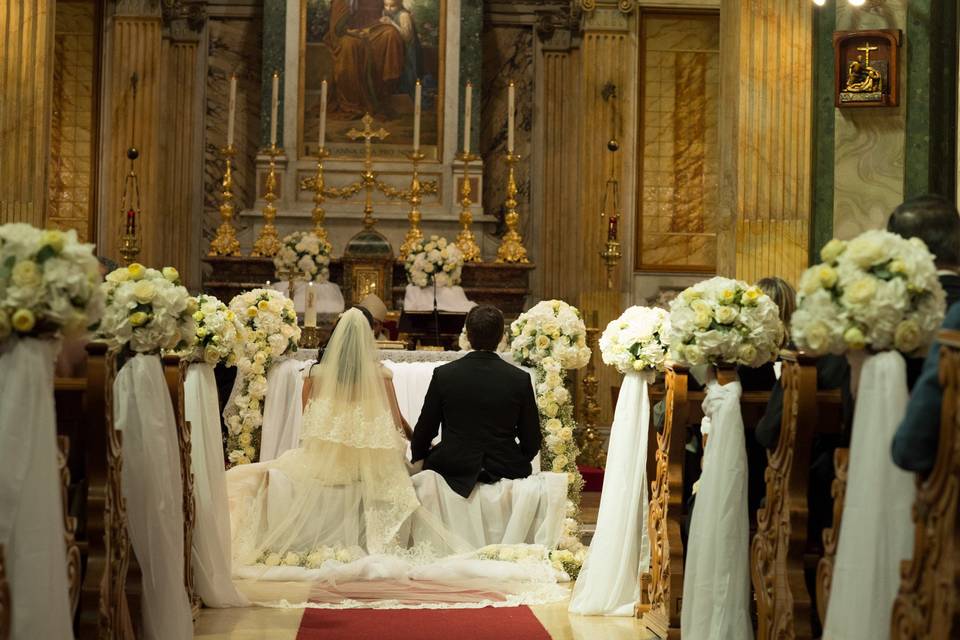 Ceremony in the Vatican church